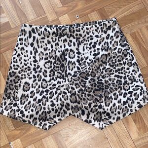 Leopard Print skort